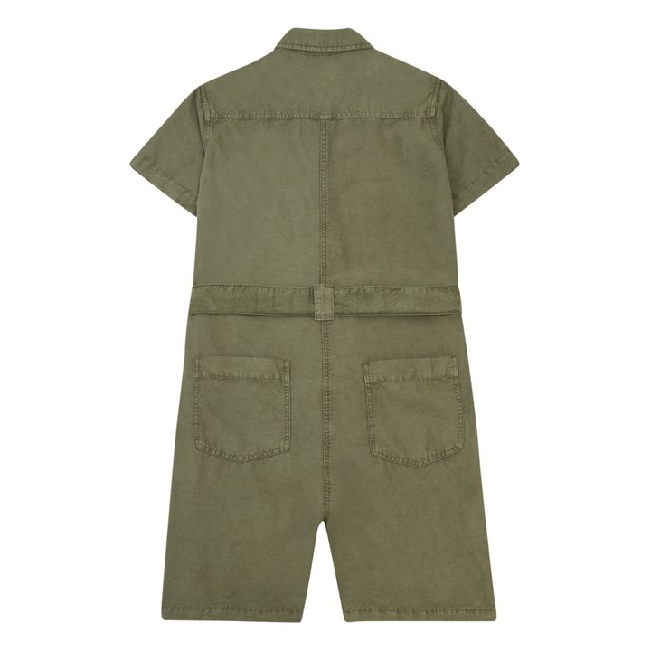 Tutina, modello: Sana, in cotone e lino | Verde militare- Immagine del prodotto n°3