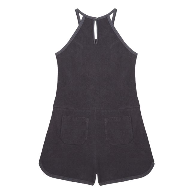 Team Terry Cloth Jumpsuit | Charcoal grey