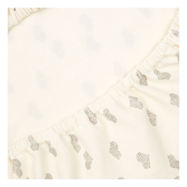 Organic cotton baby nest cover | White