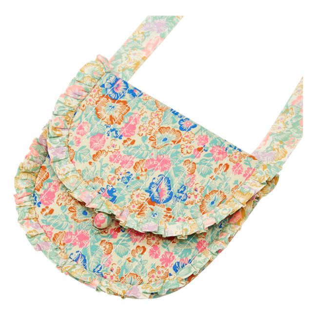 Flower Print Quilted Bag | Azul
