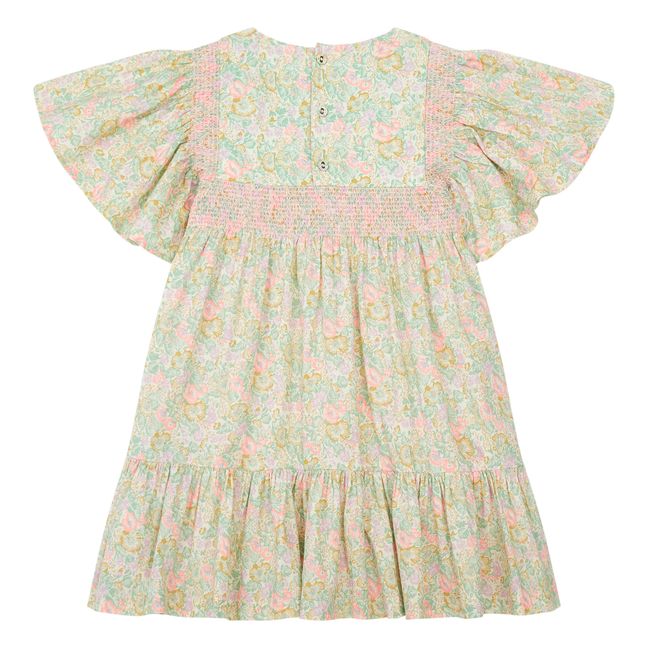 Rosalie Embroidered Dress | Green water