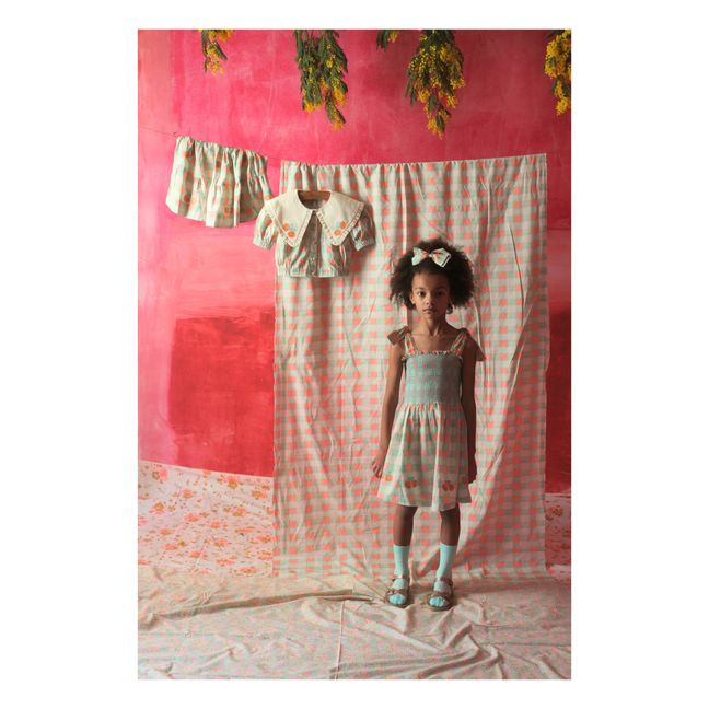 Vestido Smocked + Lacito | Azul