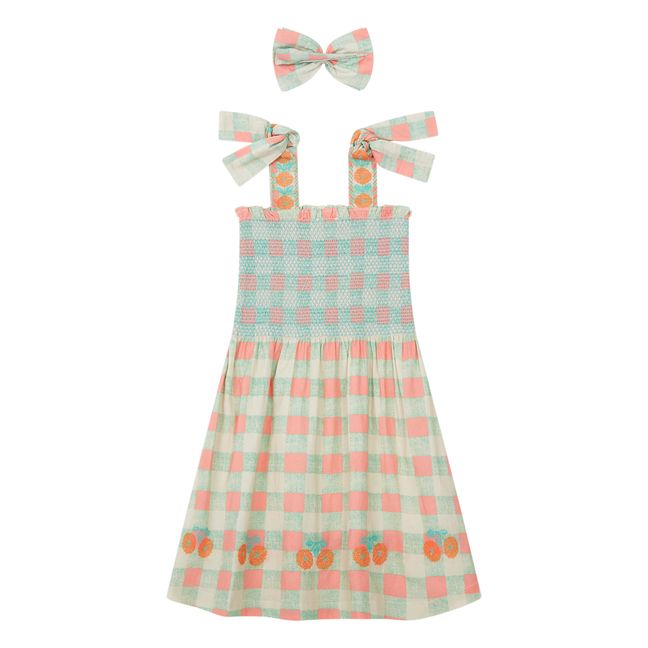 Vestido Smocked + Lacito | Azul