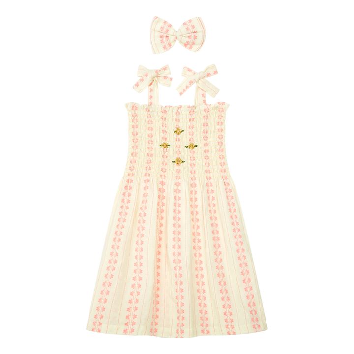 Vestido Smocked + Lacito | Crudo- Imagen del producto n°0