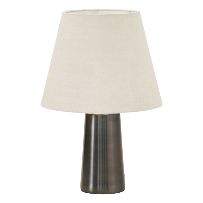 Lámpara Bakora de lino | Blanco