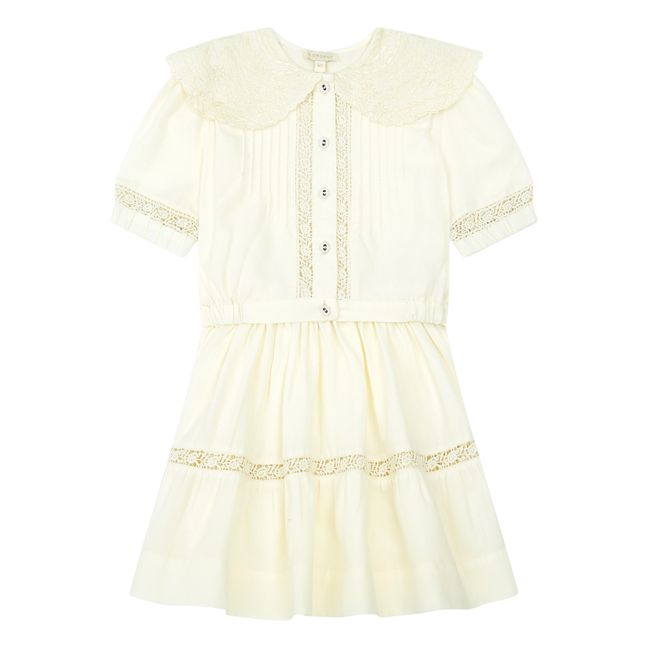 Cropped Blouse + Skirt | Blanco