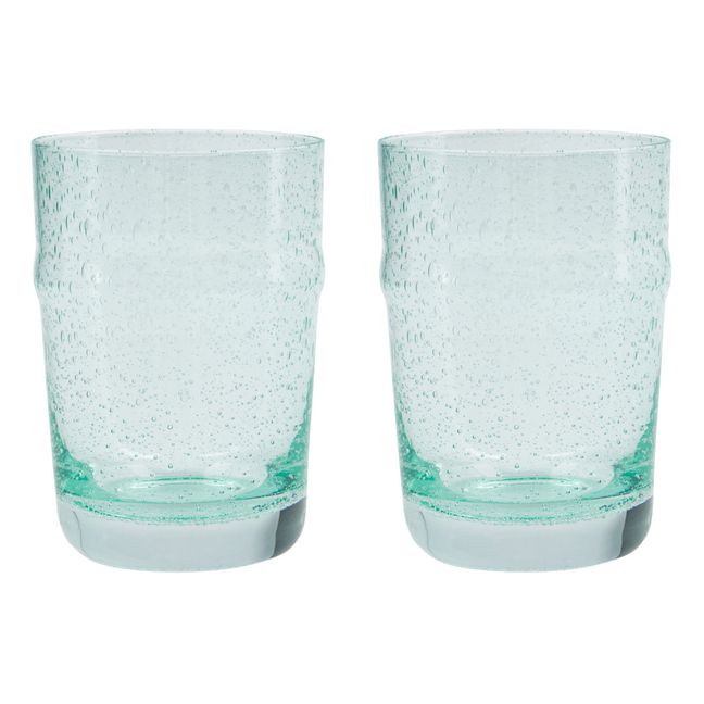 Verres Rain - Set de 2 | Aqua