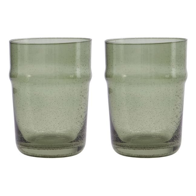 Vasos Rain - Set de 2 | Verde