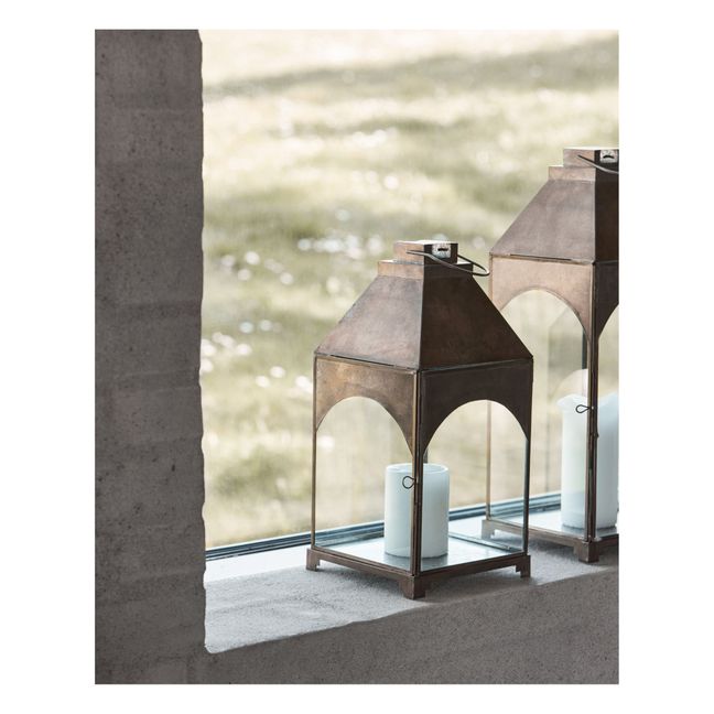 Lámapara de metal Arch  | Latón