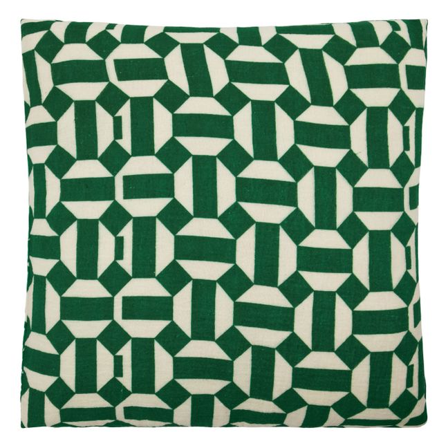 Fodera per cuscino, modello: Etha in cotone | Verde
