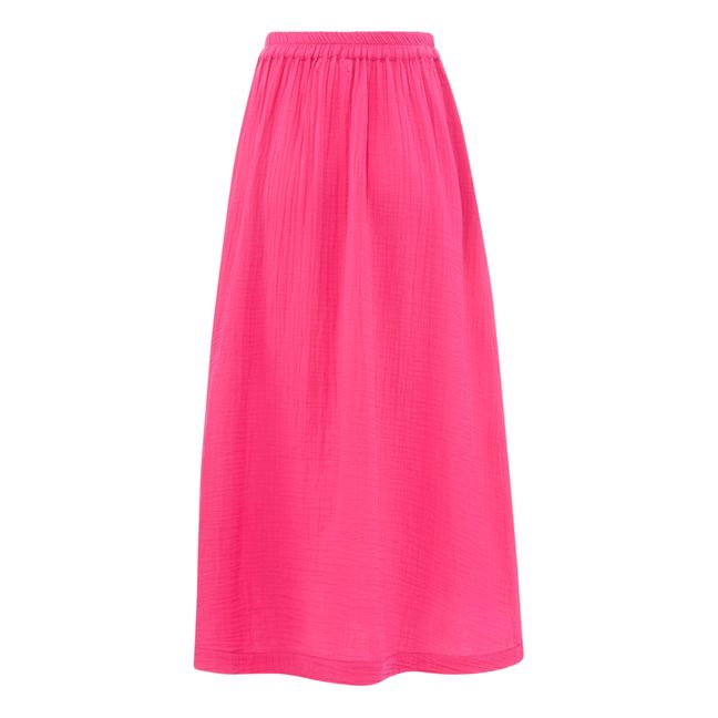 Jupe Serina Gaze de Coton | Rose