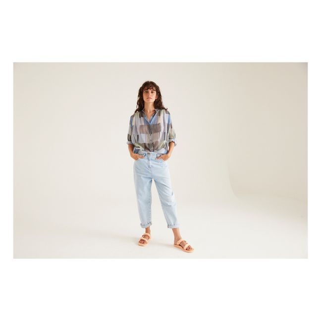 Blusa Violene Mixtape | Azul