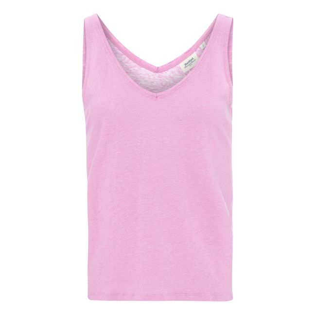 Topimi Linen Tank Top | Rosa