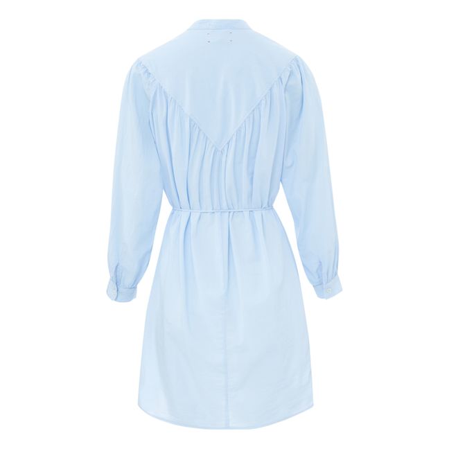 Winnie Cotton Poplin Dress | Blu