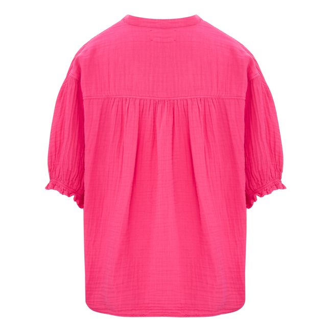 Alyss Cotton Gauze Blouse | Rosa