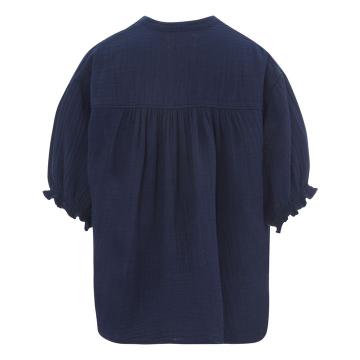 Xirena Alyss Cotton Gauze Blouse Blue Smallable