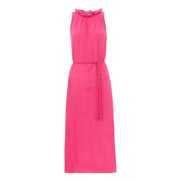 Kleid Etta aus Baumwollgaze | Rosa- Produktbild Nr. 0