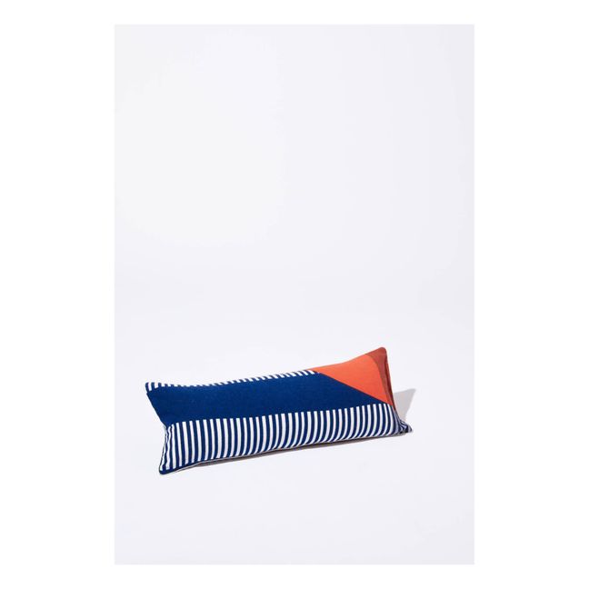 Coussin Abstract | Brun roux