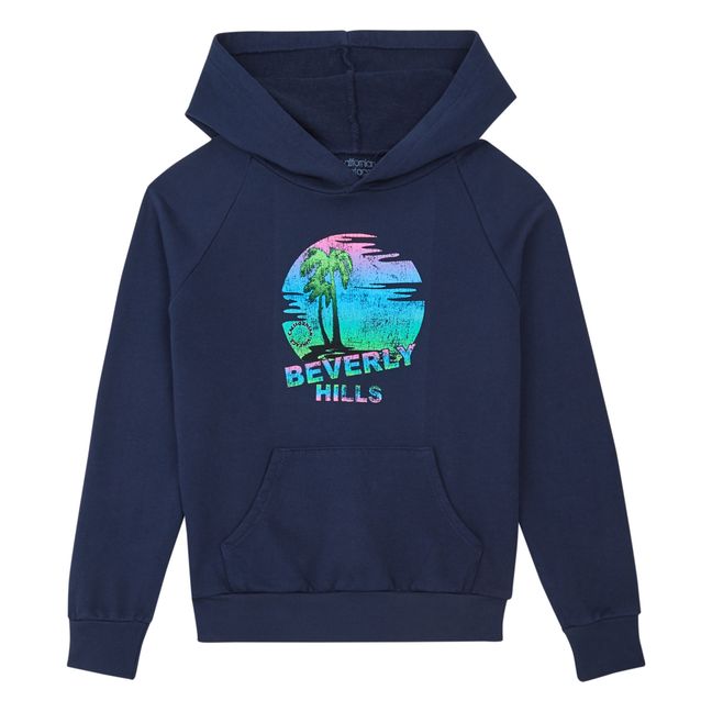 Hoodie Beverly Hills | Bleu nuit