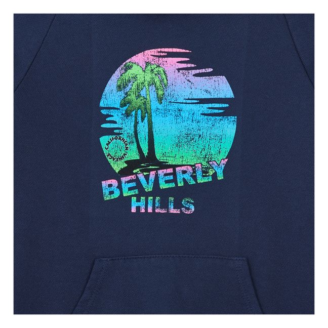 Sudadera con capucha Beverly Hills | Azul Noche
