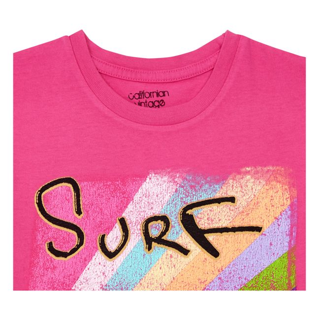 Spray Surf T-shirt | Fuchsie