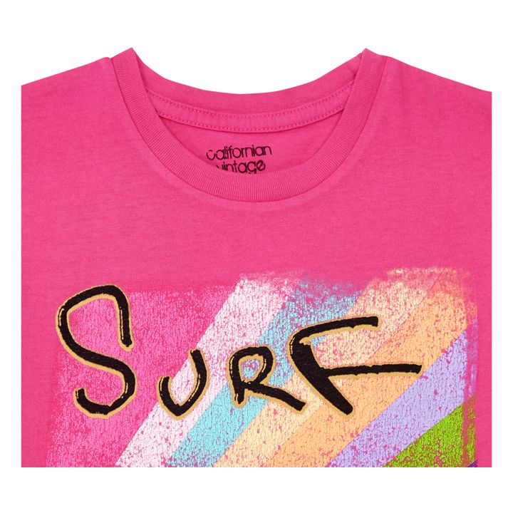 T-Shirt Spray Surf | Fuchsie- Produktbild Nr. 1