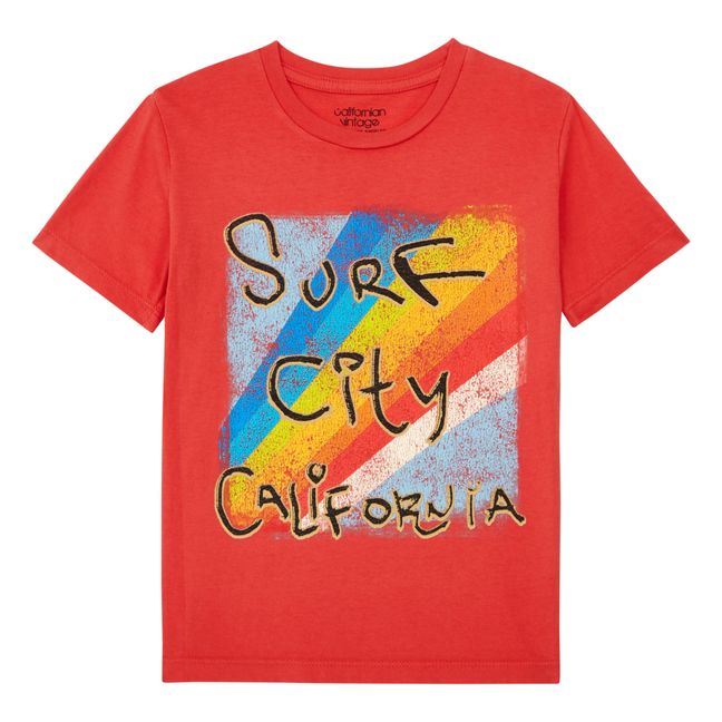 T-Shirt, modello: Spray Surf | Rosso