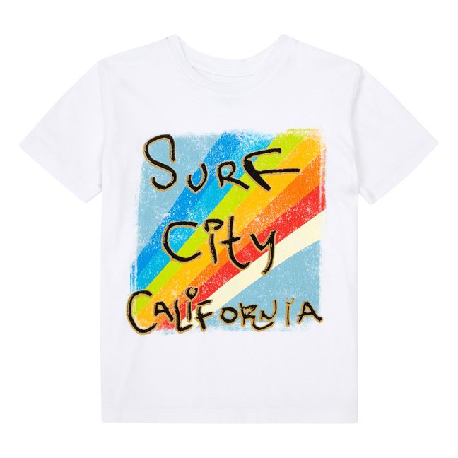 T-Shirt, modello: Spray Surf | Bianco