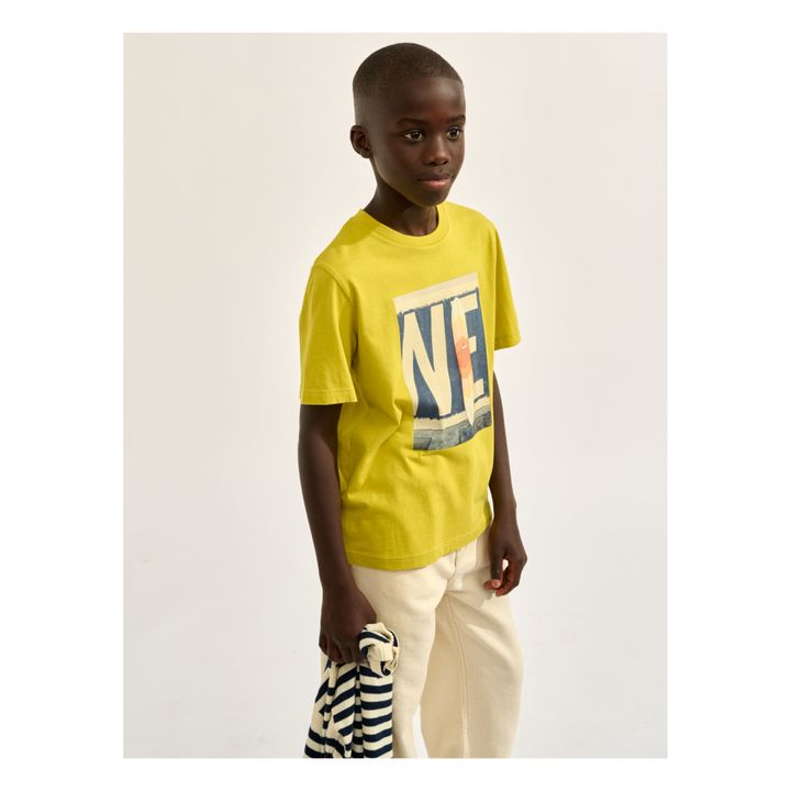 T-Shirt Kenny Bio-Baumwolle | Gelb- Produktbild Nr. 2