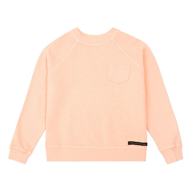 Solid Sweatshirt | Pfirsichfarben