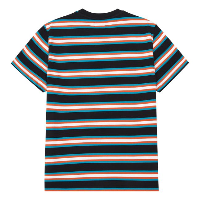 Tery Striped T-Shirt | Negro