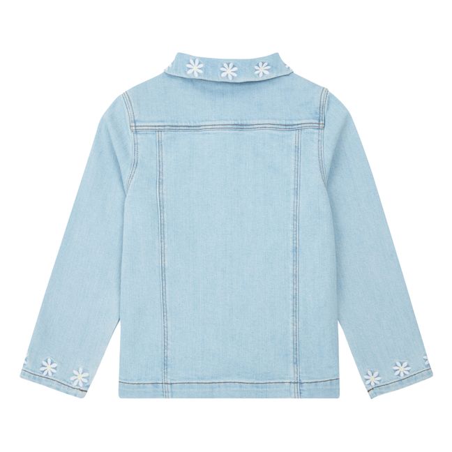 Veste Denim Brodée | Bleu jean
