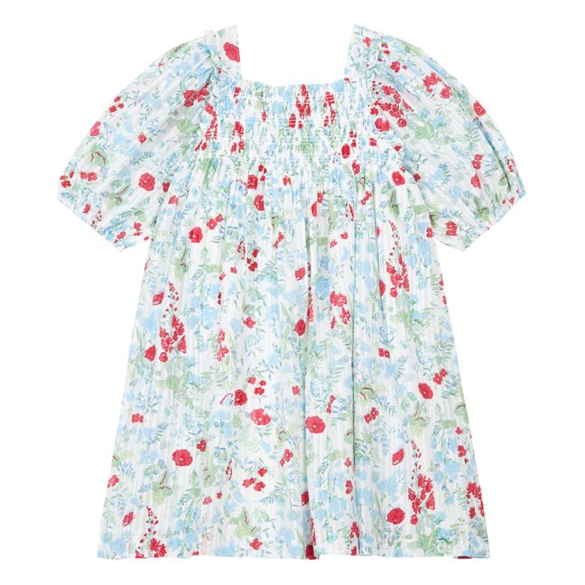 Abito fiori | Ecru
