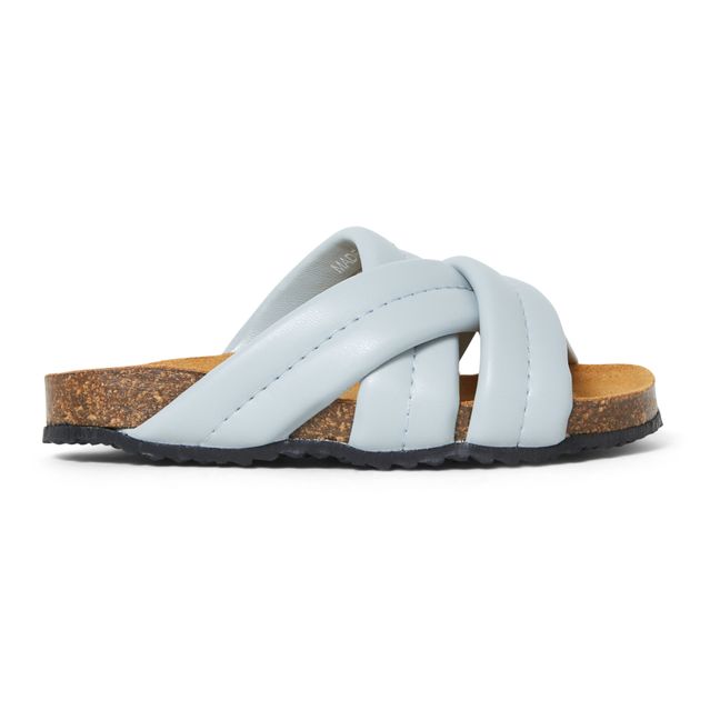 Two Con Me - Suede Crossover Sandals | Light blue