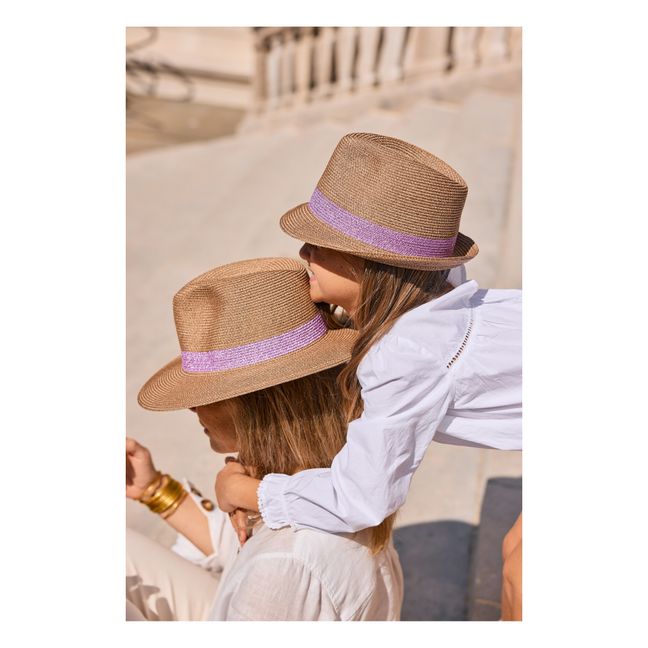 Portofino Lurex Hat - Children's Collection | Pink