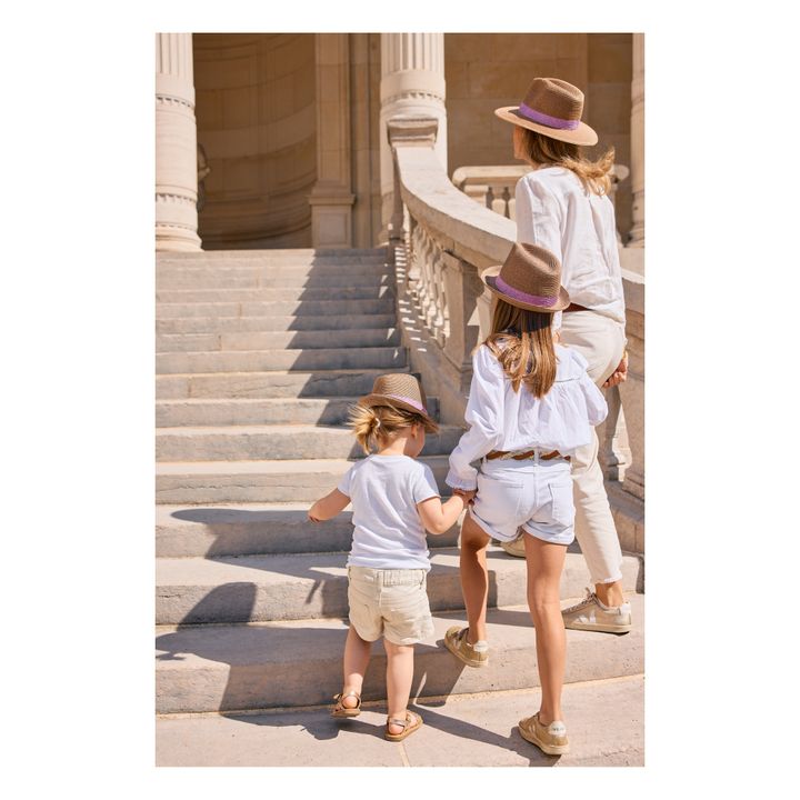 Portofino Lurex Hat - Children's Collection | Rosa- Immagine del prodotto n°3