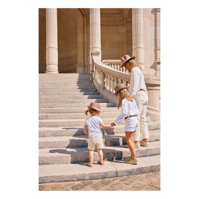 Chapeau Portofino Lurex - Collection Enfant | Rose