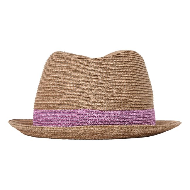 Portofino Lurex Hat - Children's Collection | Pink