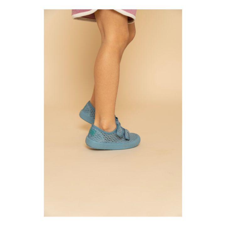 Sommerliche Sneakers | Hellblau- Produktbild Nr. 4