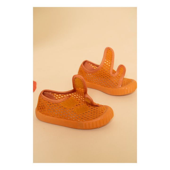 Sommerliche Sneakers | Orange- Produktbild Nr. 1