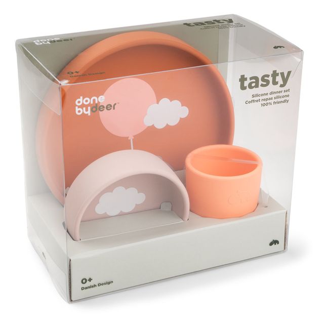 Coffret repas en silicone Happy Clouds