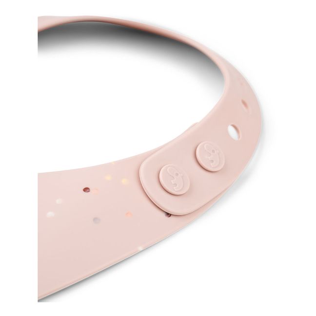 Confetti Silicone Bib | Pink