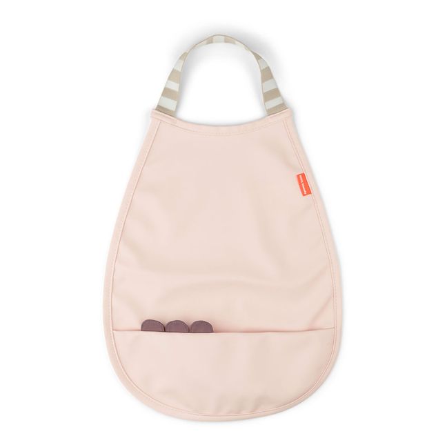 Babero elástico Cocodrilo | Rosa