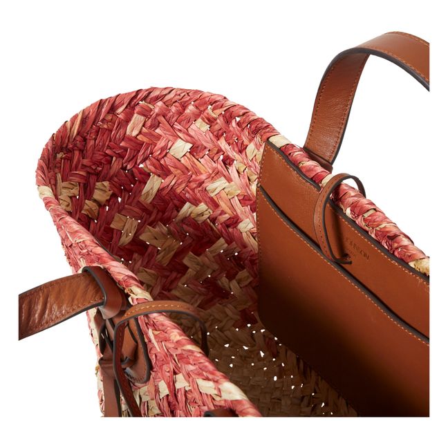 Seaview Raffia Basket | Terracotta