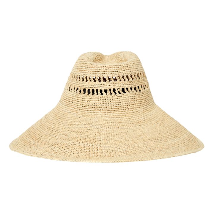 Sombrero de rafia Harlow | Natural- Imagen del producto n°5
