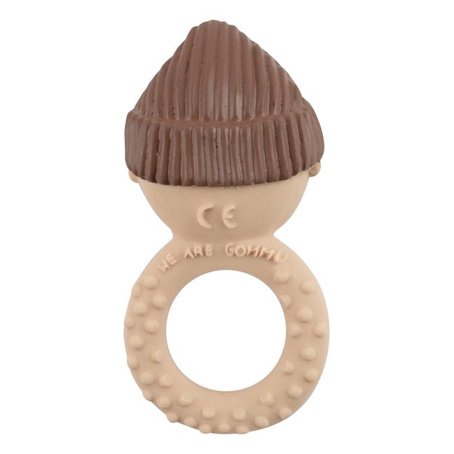 Anneau de dentition en hevea | Crème