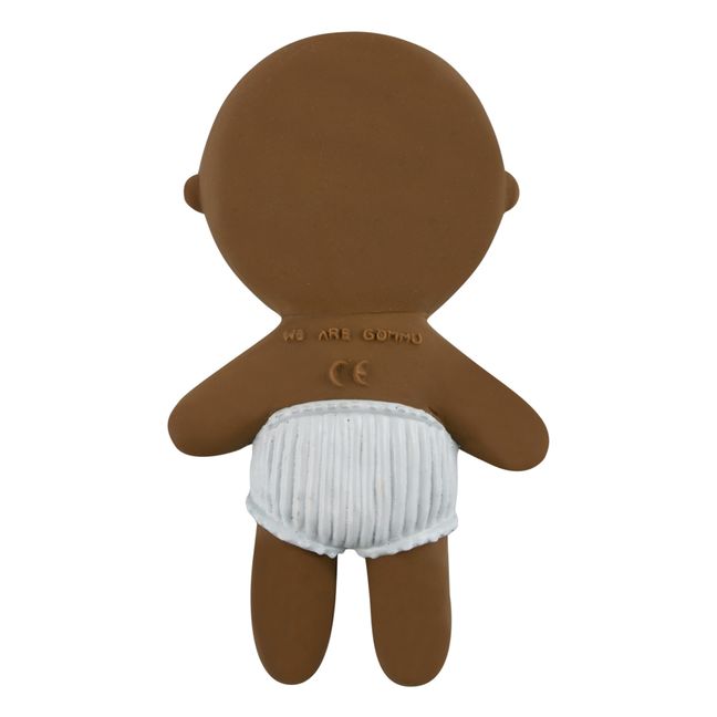Mini hevea doll | Chocolate