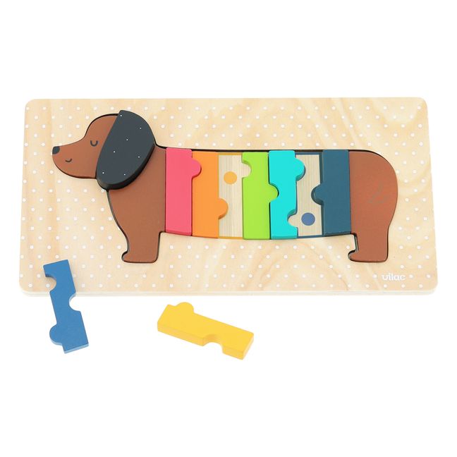 Sausage Dog Shape Sorting Puzzle - Andy Westface