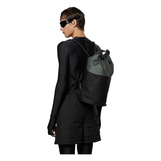 Velcro Rolltop Backpack | Khaki