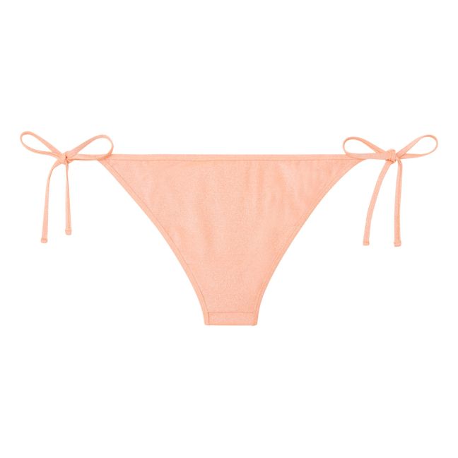 Richie Shiny Bikini Bottom | Pfirsichfarben